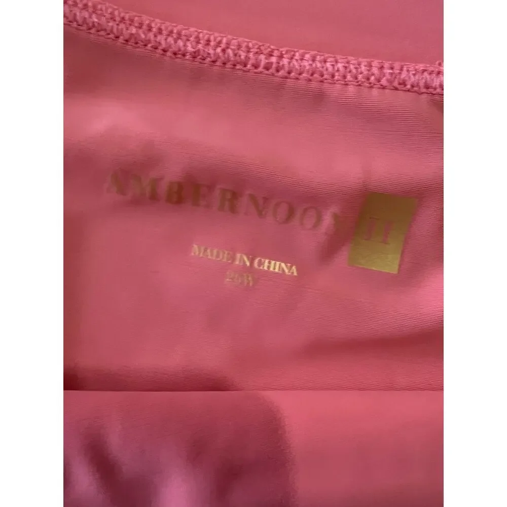 Ambernoon II By Dr. Erum Ilyas UPF 50 Wrap Swim Skirt CORAL NWT SIZE 26W - Picture 7 of 8